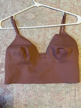 Longline Bralette in Mushroom - Intimately By Free People, Size Medium